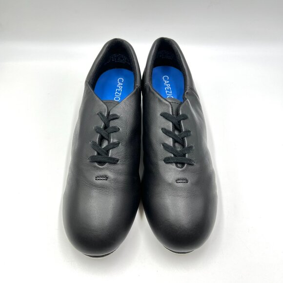 11.5W 11.5 Wide‎ Capezio Flex Master Mastr CG16 Black Leather Tap Dance Shoes - Picture 2 of 13